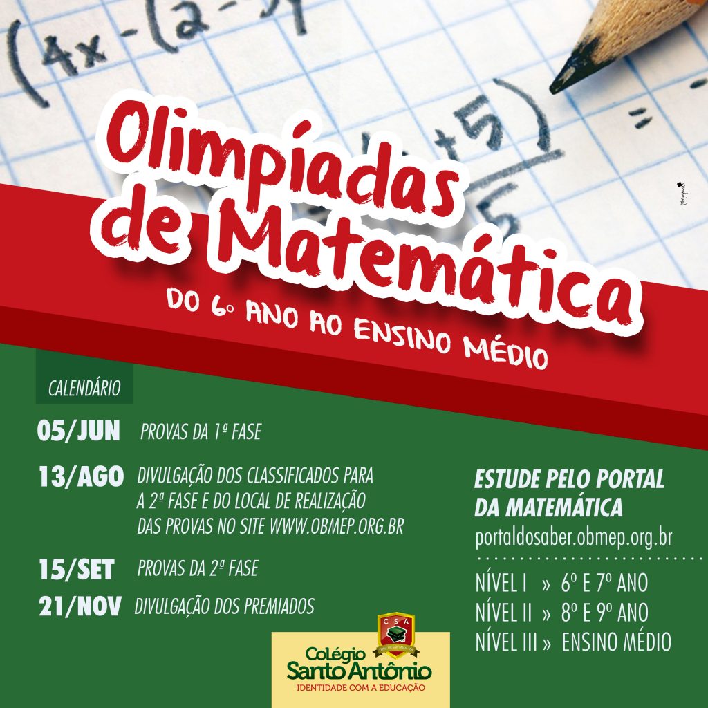 OBMEP – Olimpíada Brasileira de Matemática das Escolas Públicas e Privadas