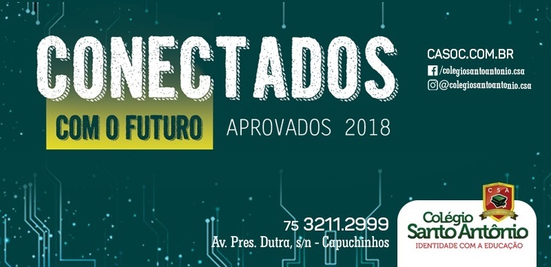 Aprovados – Colégio Santo Antônio 2018.1